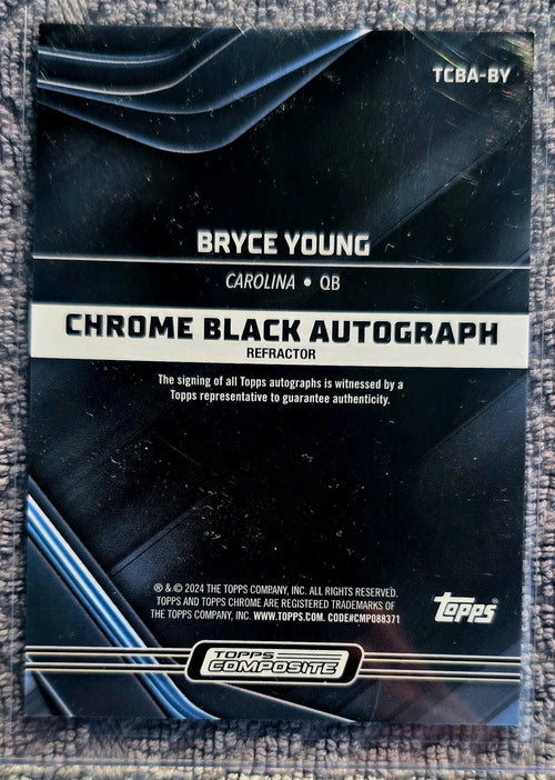 2023 Topps Chrome Black - Bryce Young - Rookie Auto 123/150